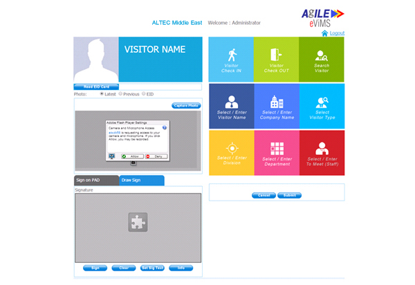 Agile Visitor Management Software